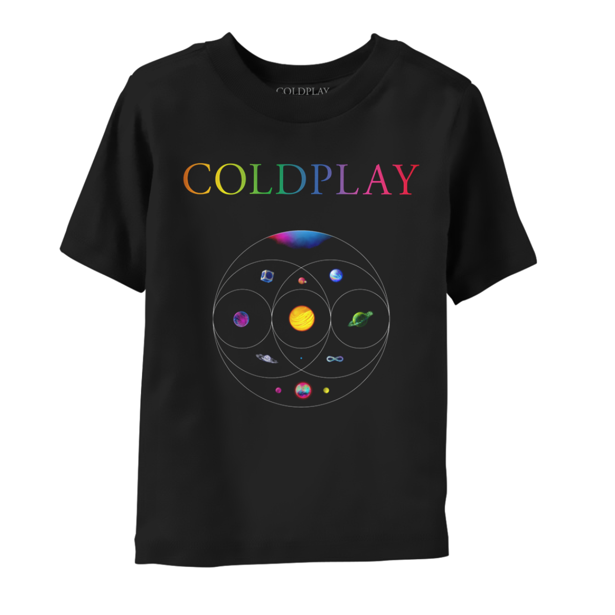Music Of The Spheres Tour 2023 Kids Tee - Black