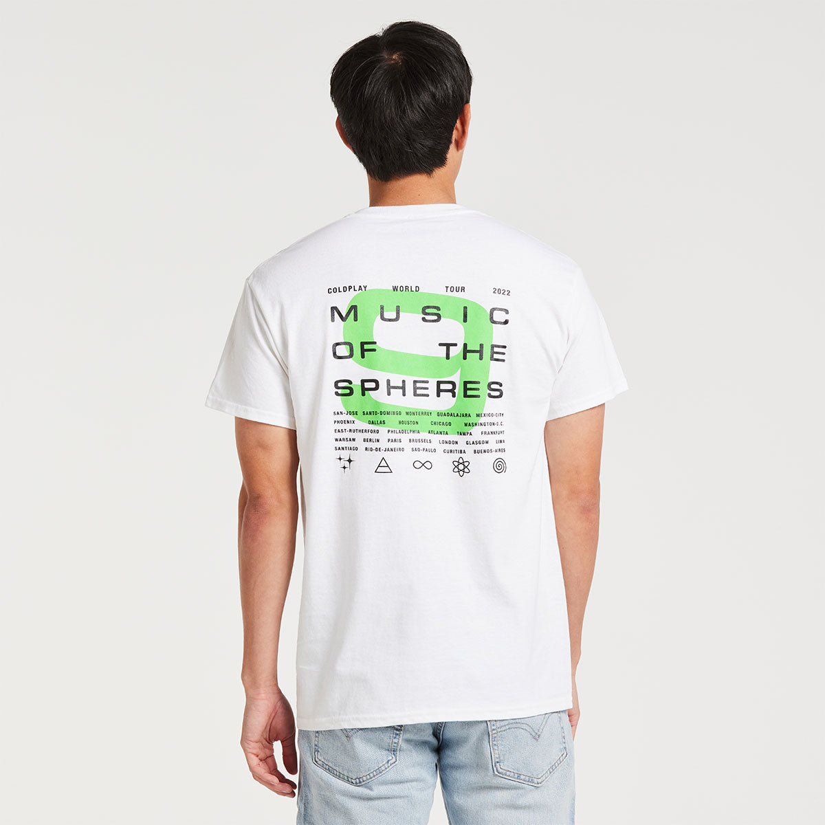 World Tour 2022 9 White Tee