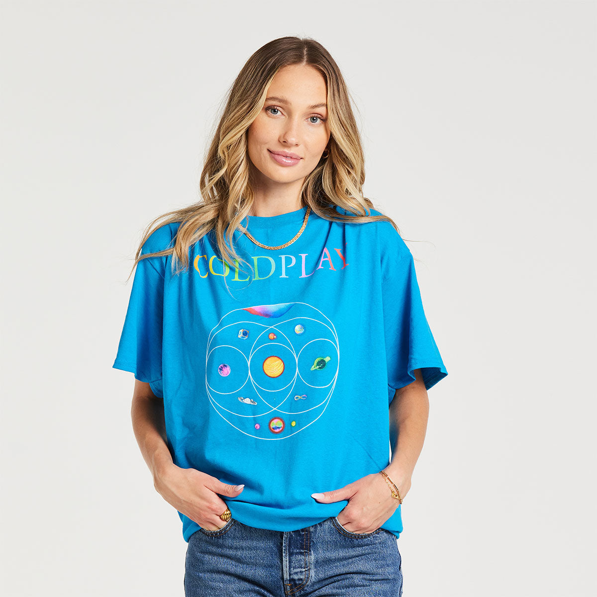 MUSIC OF THE SPHERES SAPPHIRE WORLD TOUR 2022 TEE