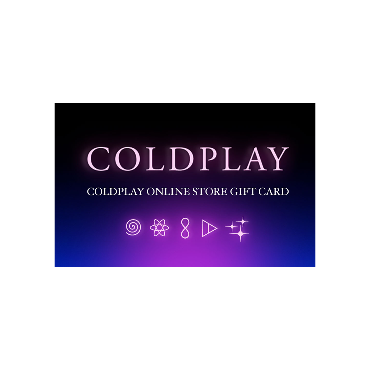 Coldplay Uk Gift Card
